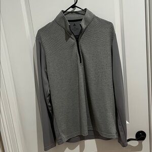 Adidas Men's Gray 1/4 zip